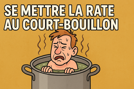 L'origine de l'expression française "Se mettre la rate au court bouillon"