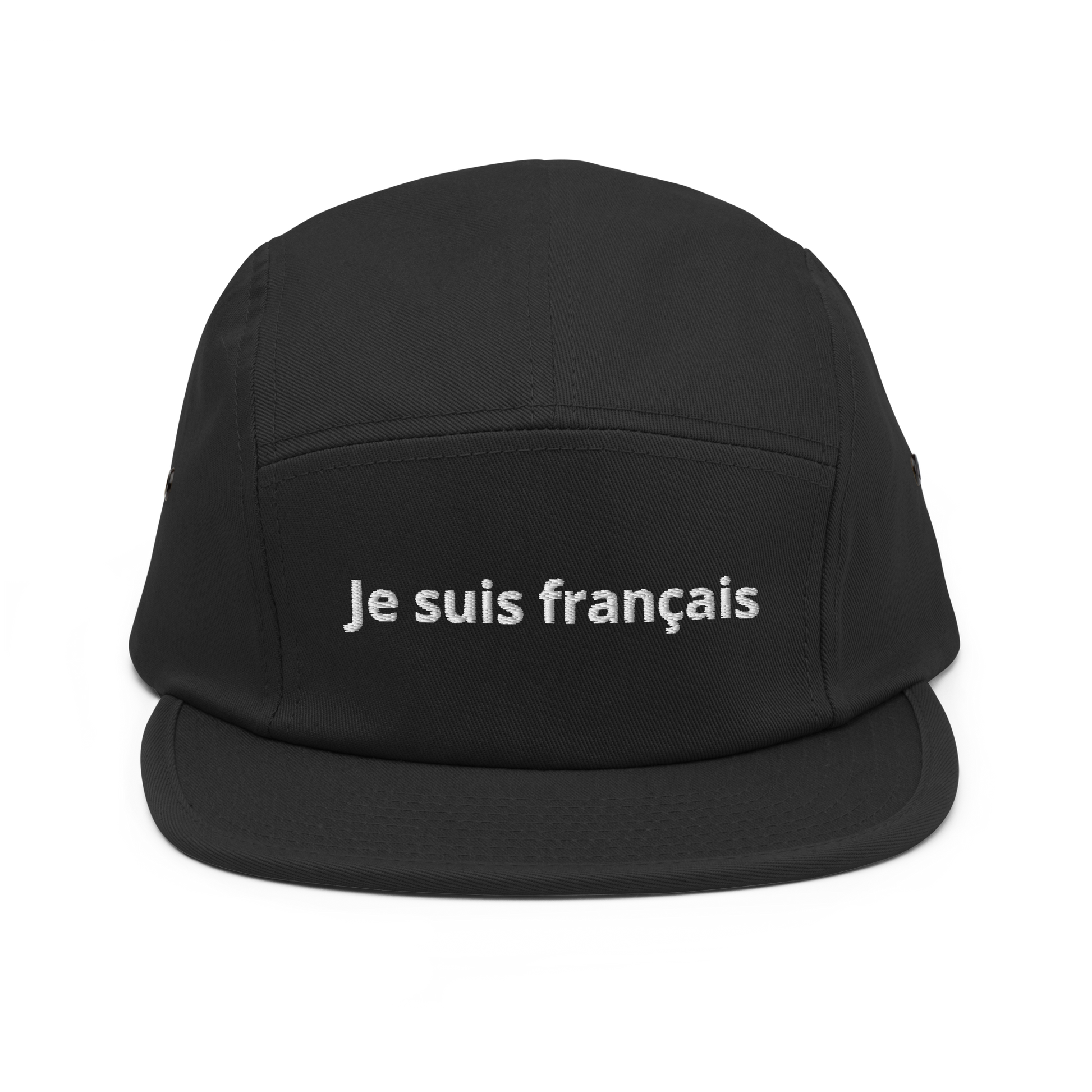 Casquette 5 panneaux en coton, profil bas et style camper