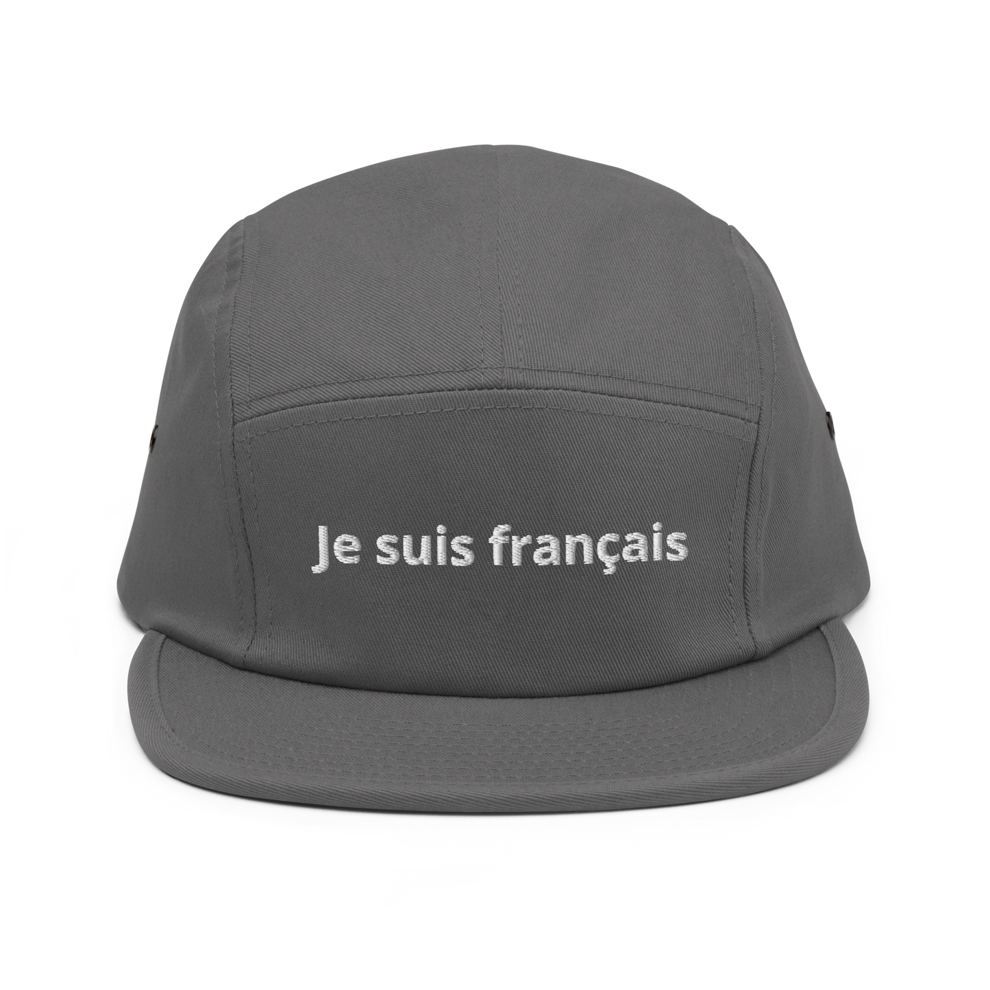 Casquette 5 panneaux profil bas, style urbain discret