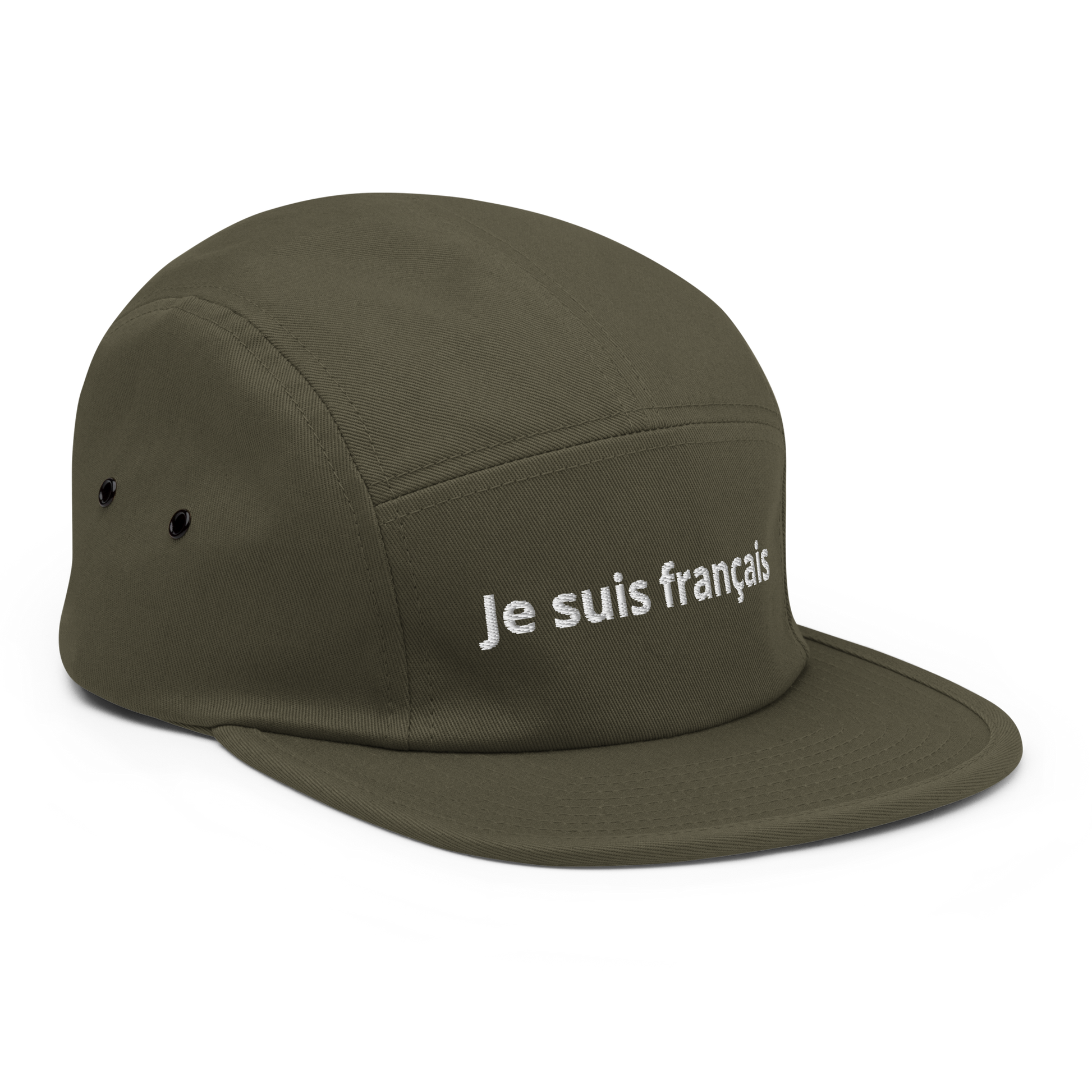 Casquette 5 panneaux avec fermeture pratique