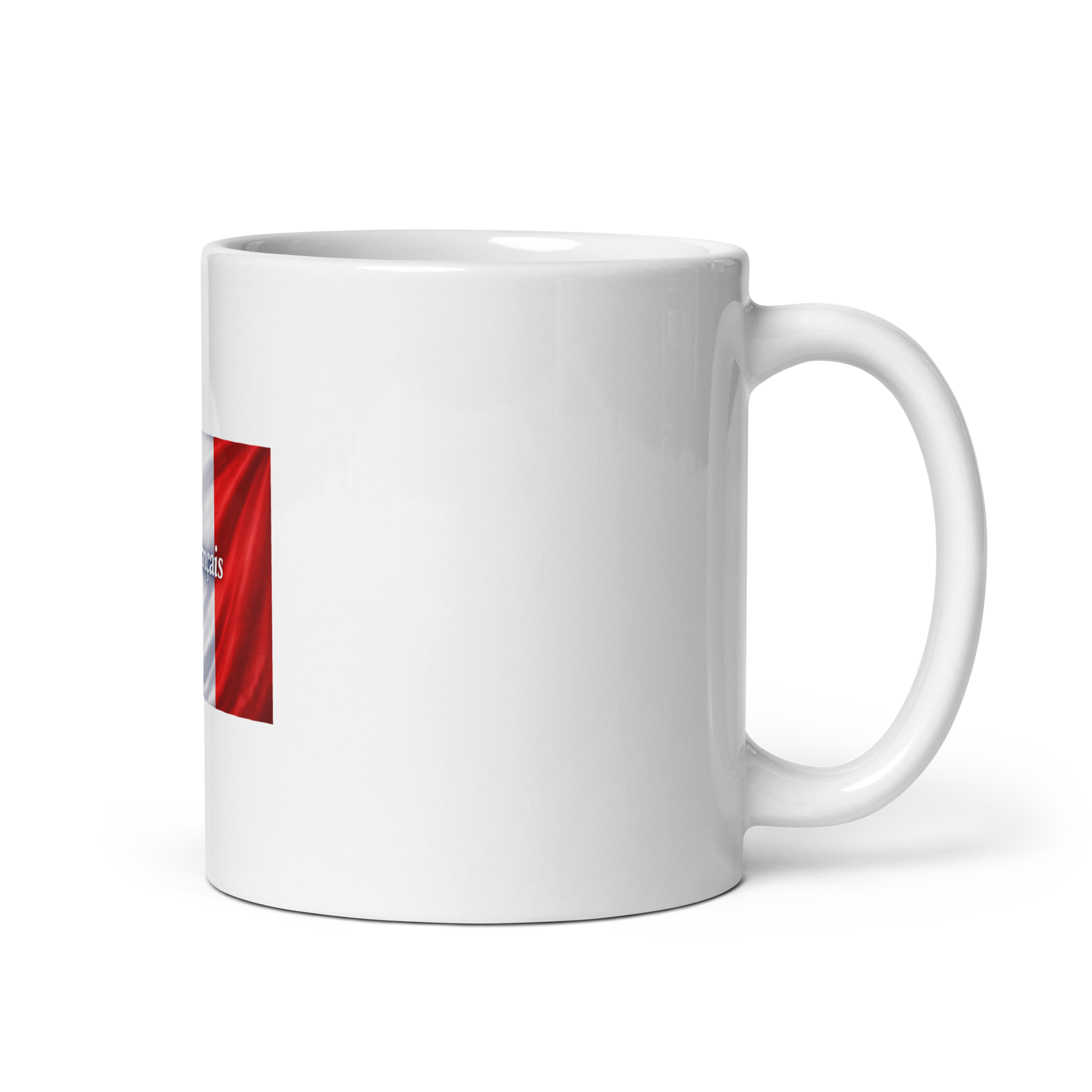 Mug en céramique robuste avec inscription Je suis français